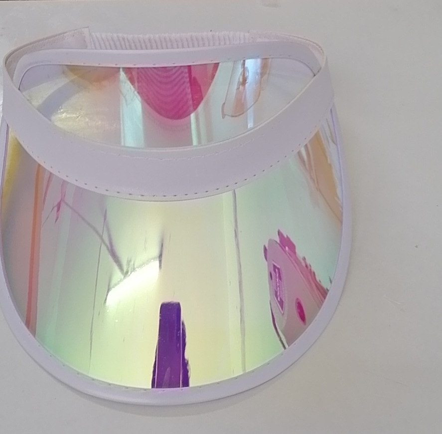 Casual pvc empty top hat with sun protection