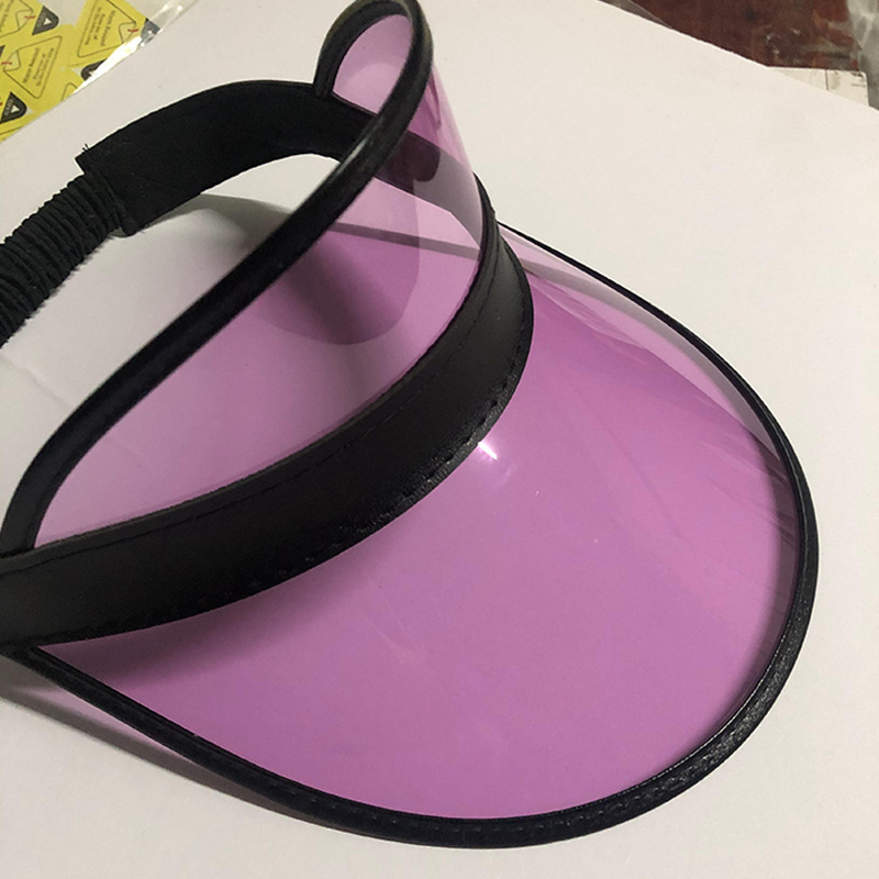 Casual pvc empty top hat with sun protection