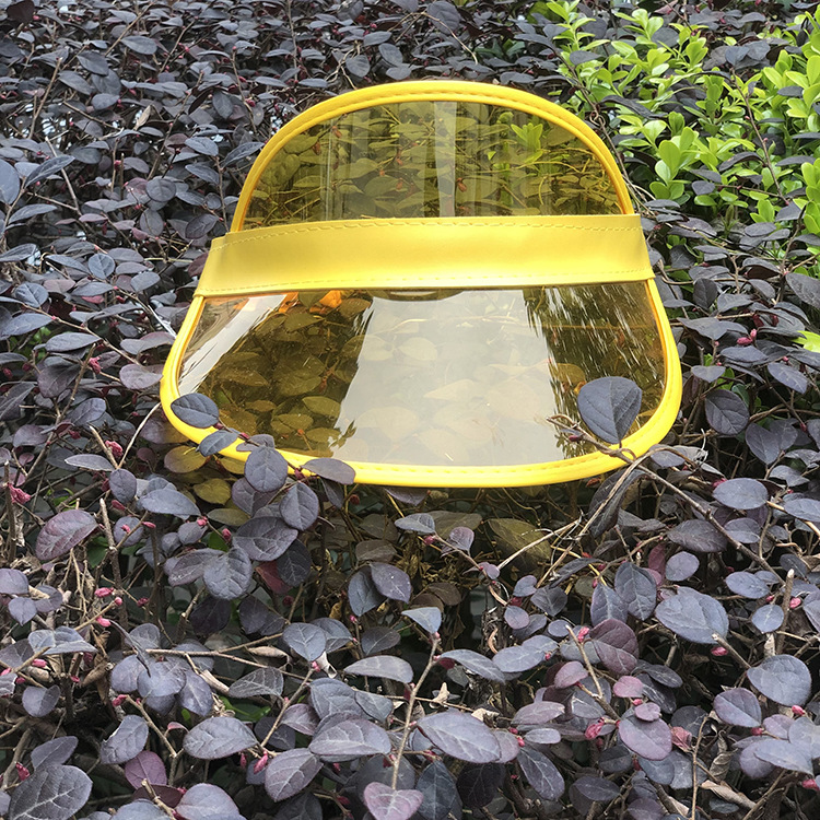 Casual pvc empty top hat with sun protection