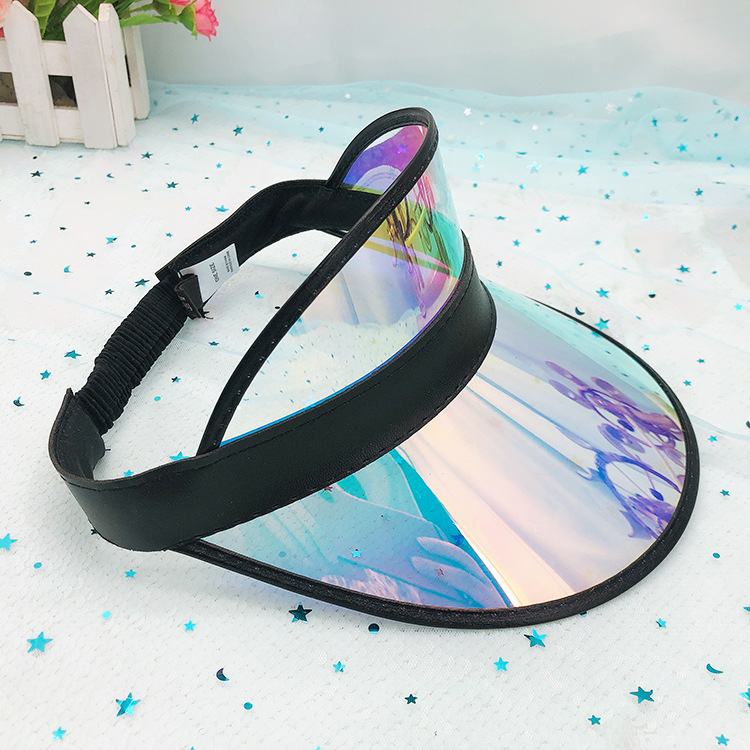 Casual pvc empty top hat with sun protection