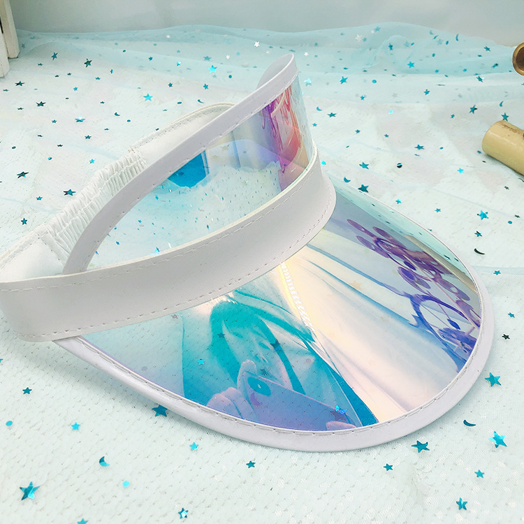 Casual pvc empty top hat with sun protection