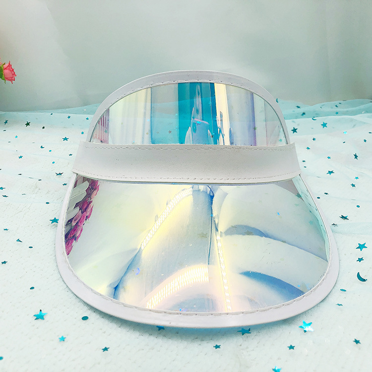 Casual pvc empty top hat with sun protection