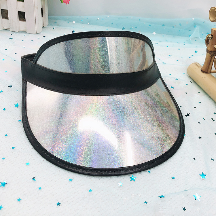 Casual pvc empty top hat with sun protection