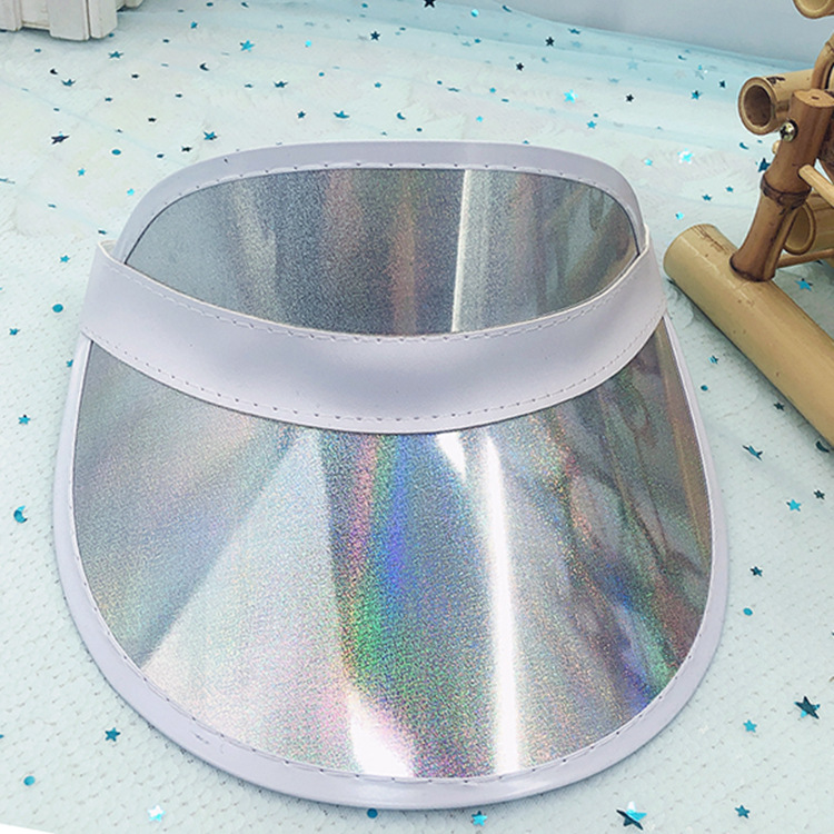 Casual pvc empty top hat with sun protection