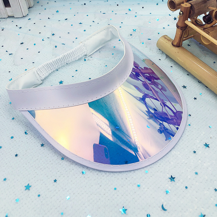 Casual pvc empty top hat with sun protection