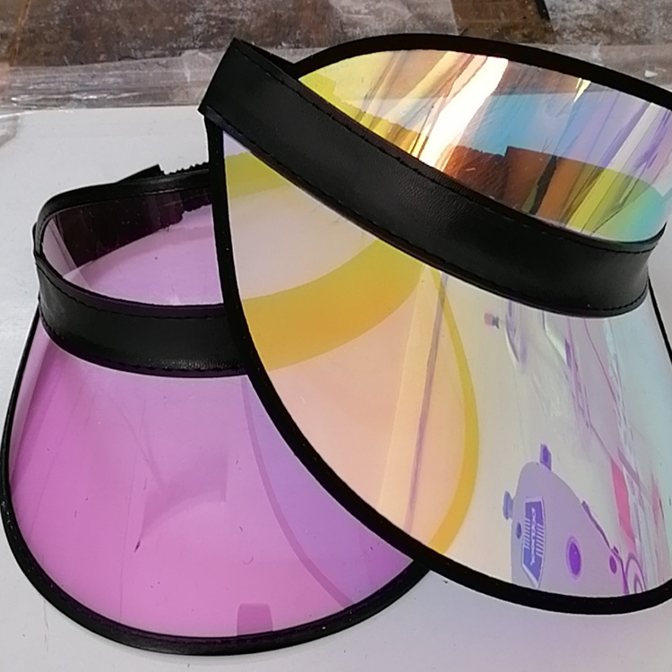 Casual pvc empty top hat with sun protection