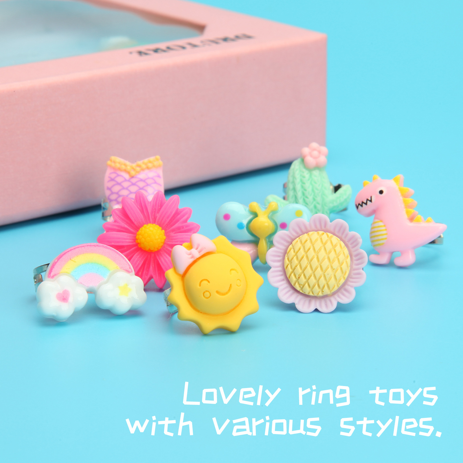 Children’s cartoon gemstone ring