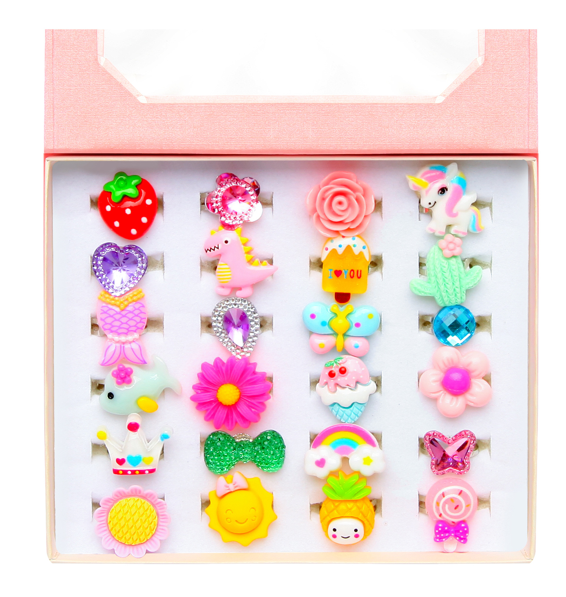 Children’s cartoon gemstone ring