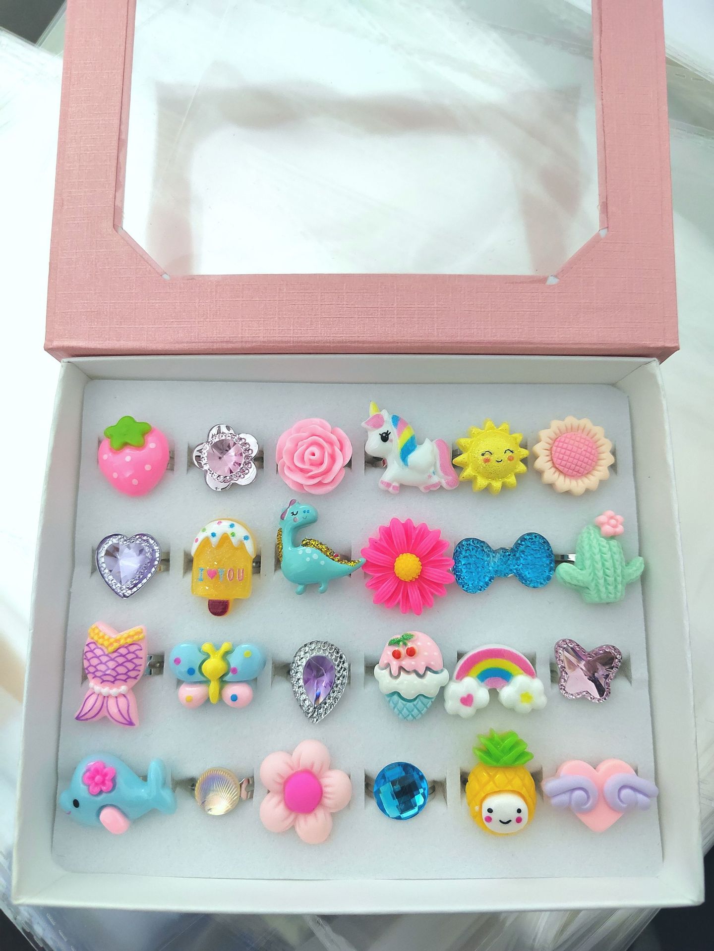 Children’s cartoon gemstone ring