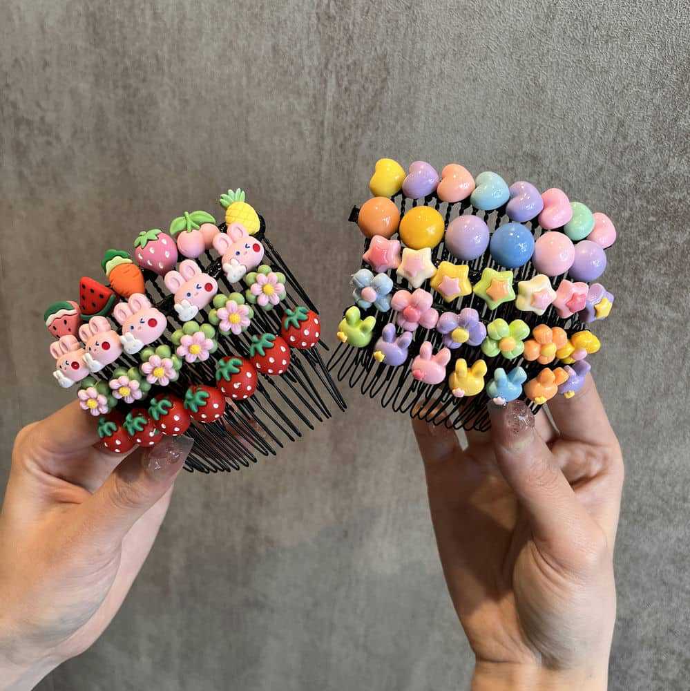 Children’s cute broken hair comb clip