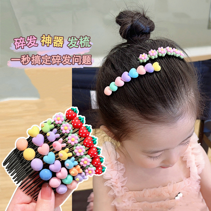 Children’s cute broken hair comb clip