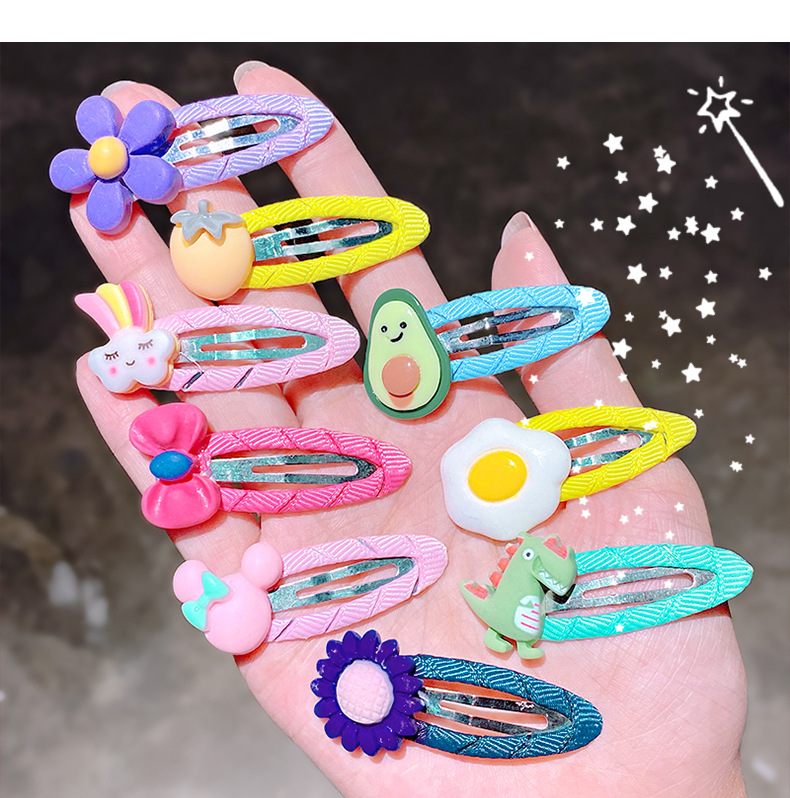 Children’s hair clip fabric baby cute hair clip