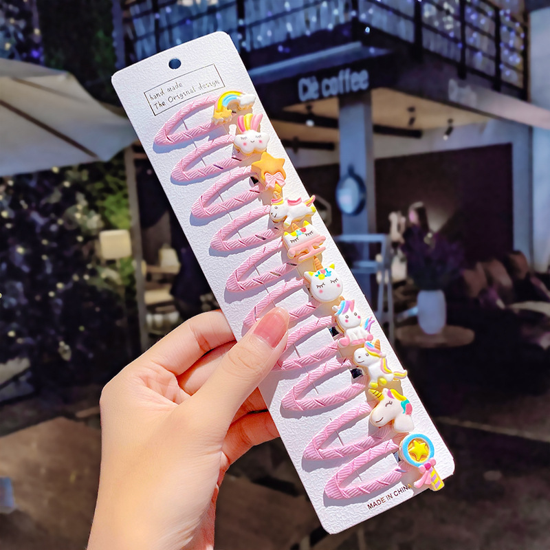 Children’s hair clip fabric baby cute hair clip