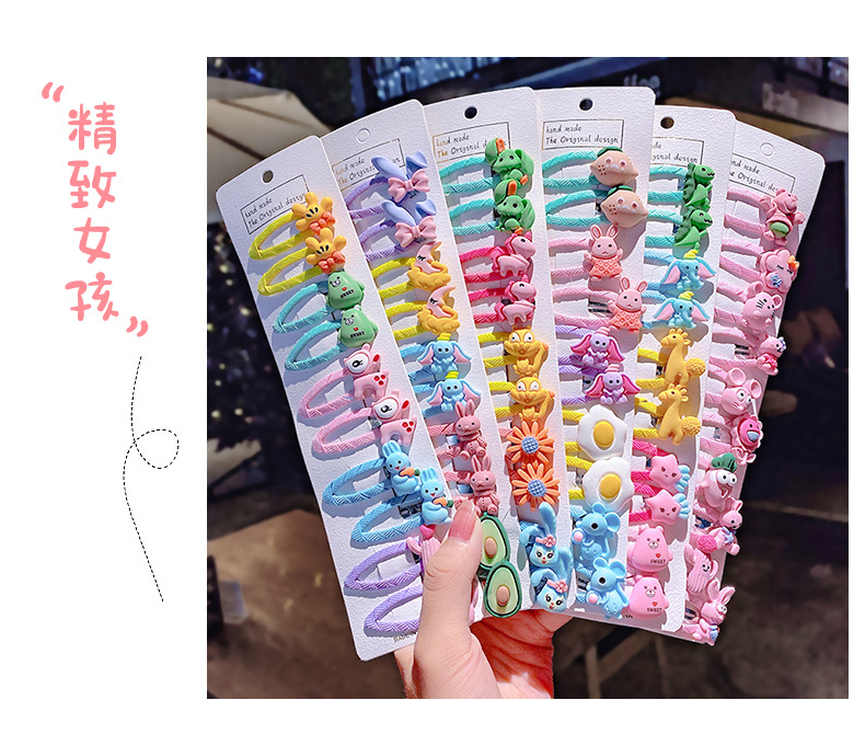 Children’s hair clip fabric baby cute hair clip