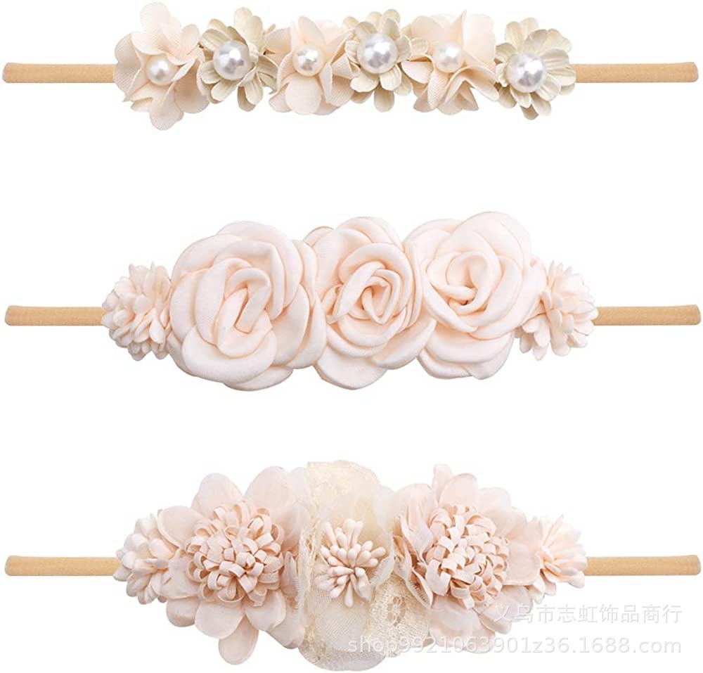 Children’s headband creative simulation flower elastic headband combination