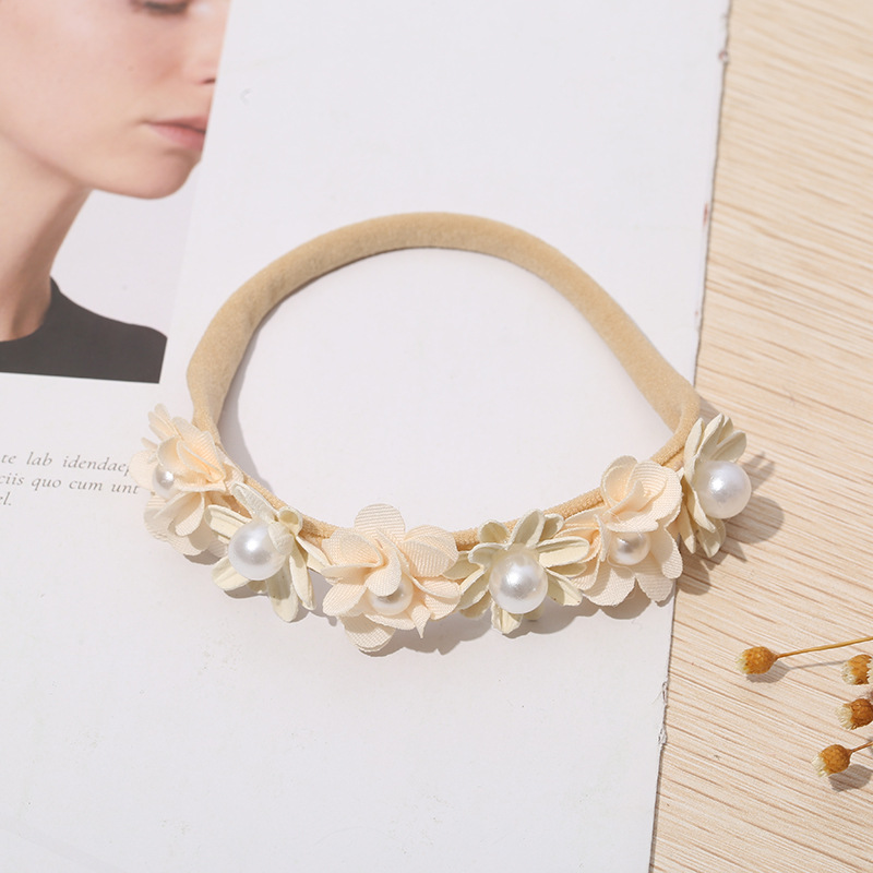 Children’s headband creative simulation flower elastic headband combination