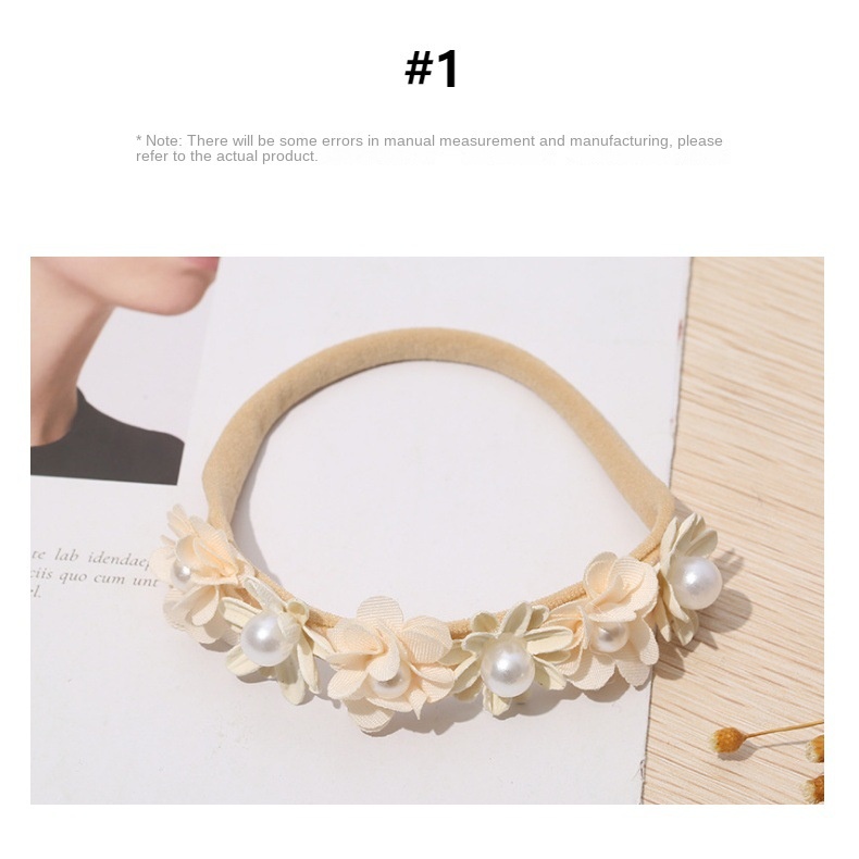 Children’s headband creative simulation flower elastic headband combination