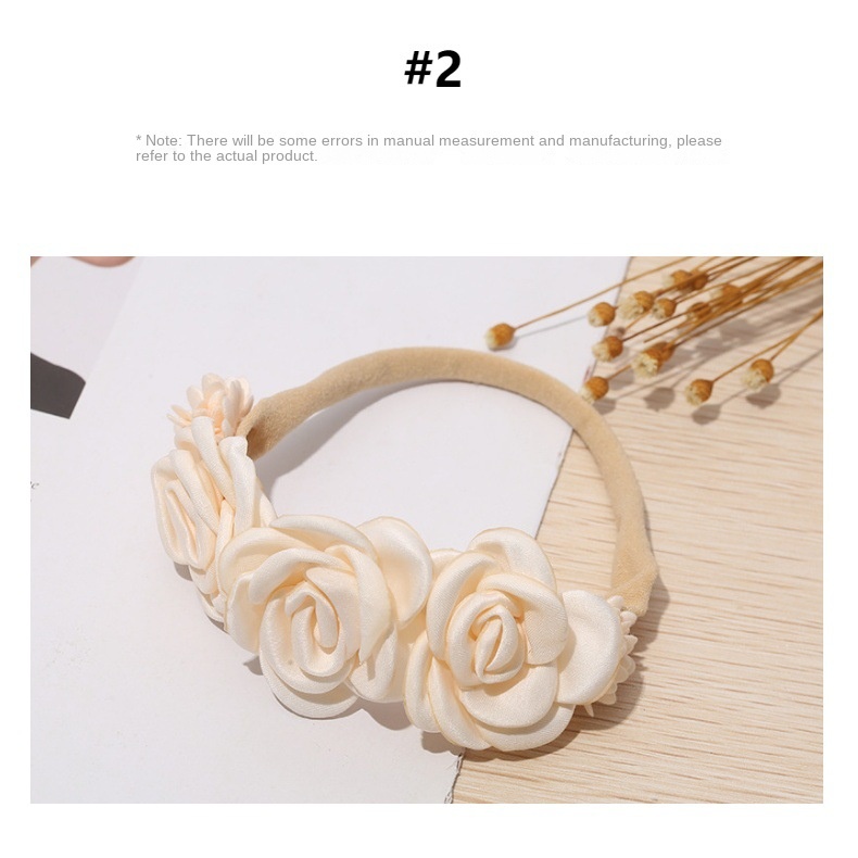 Children’s headband creative simulation flower elastic headband combination