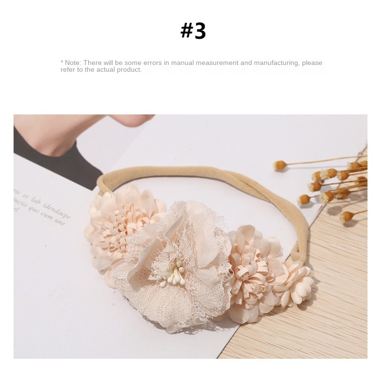 Children’s headband creative simulation flower elastic headband combination