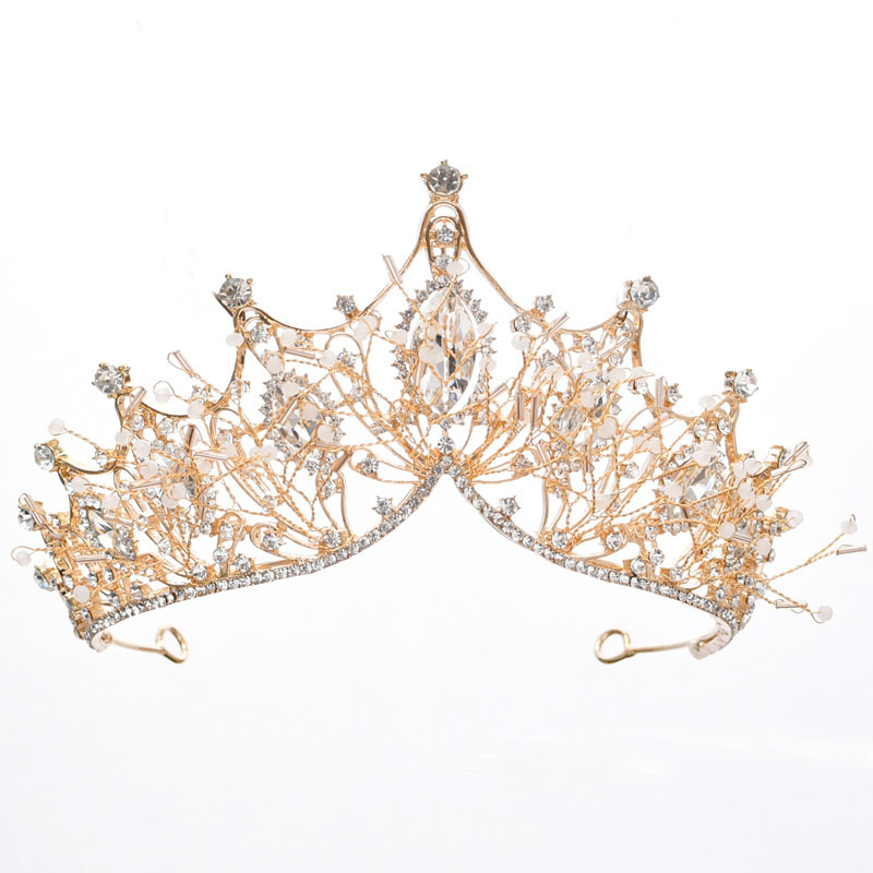 Crown bridal headband headpiece