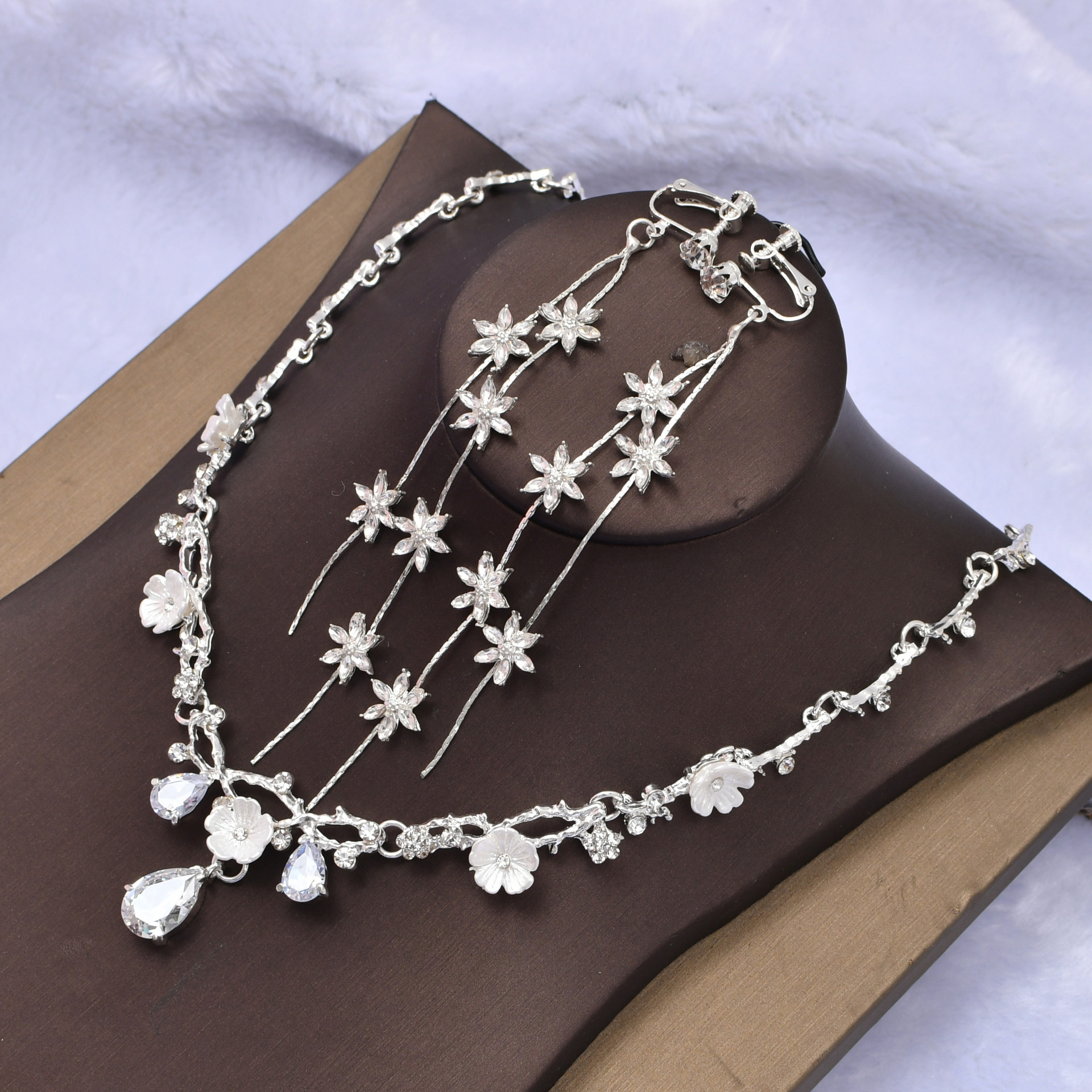 Crown bridal headband headpiece