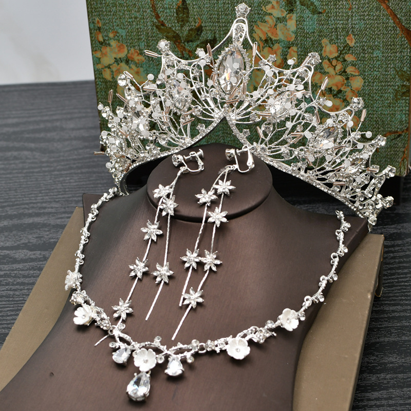 Crown bridal headband headpiece
