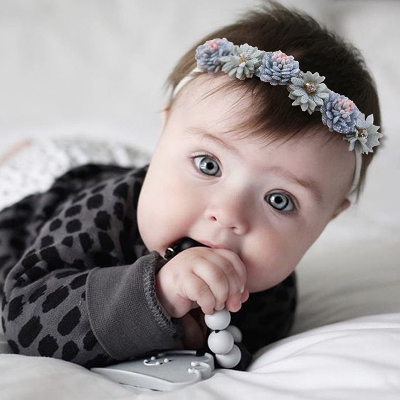Cute baby full moon 100-day headband