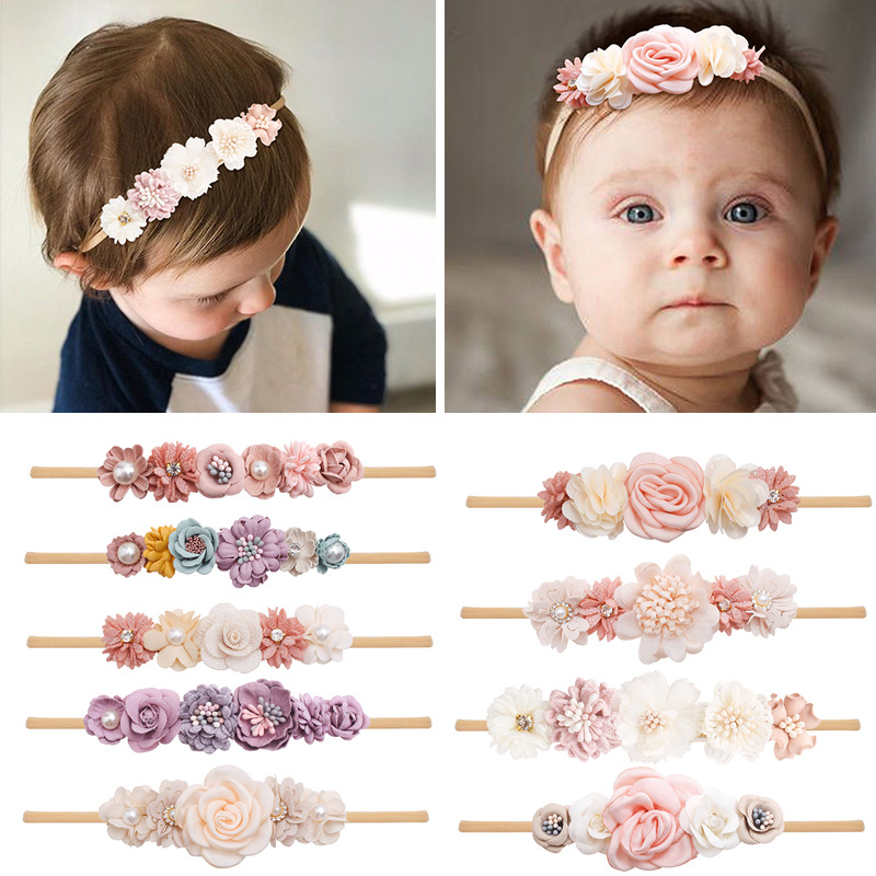 Cute baby full moon 100-day headband