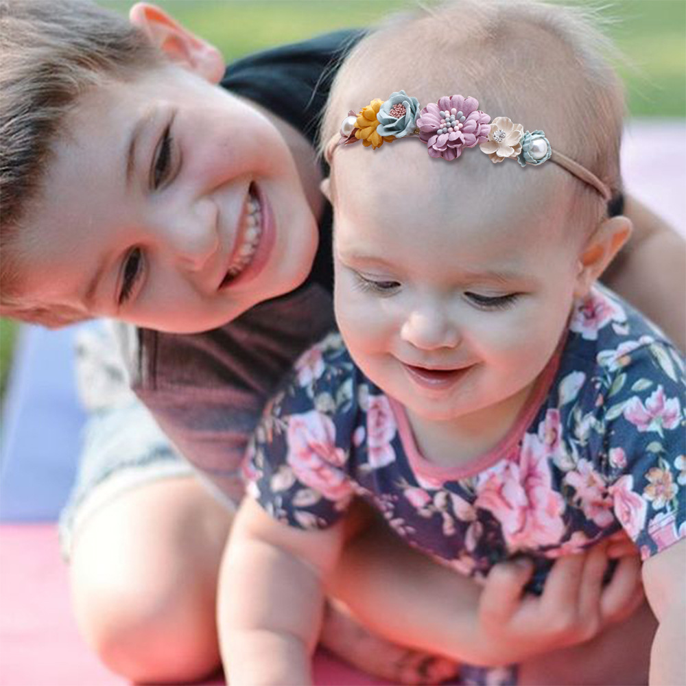 Cute baby full moon 100-day headband