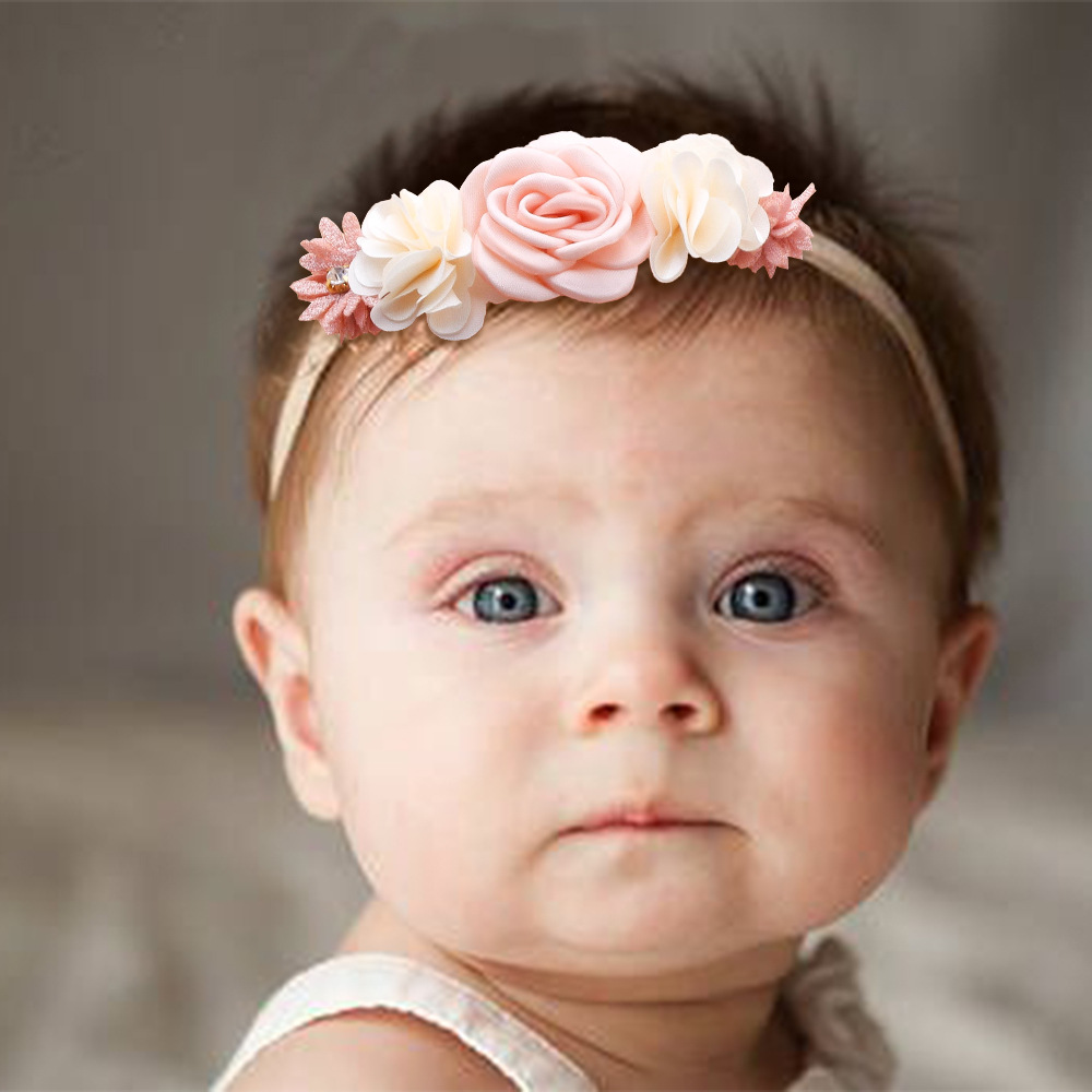 Cute baby full moon 100-day headband