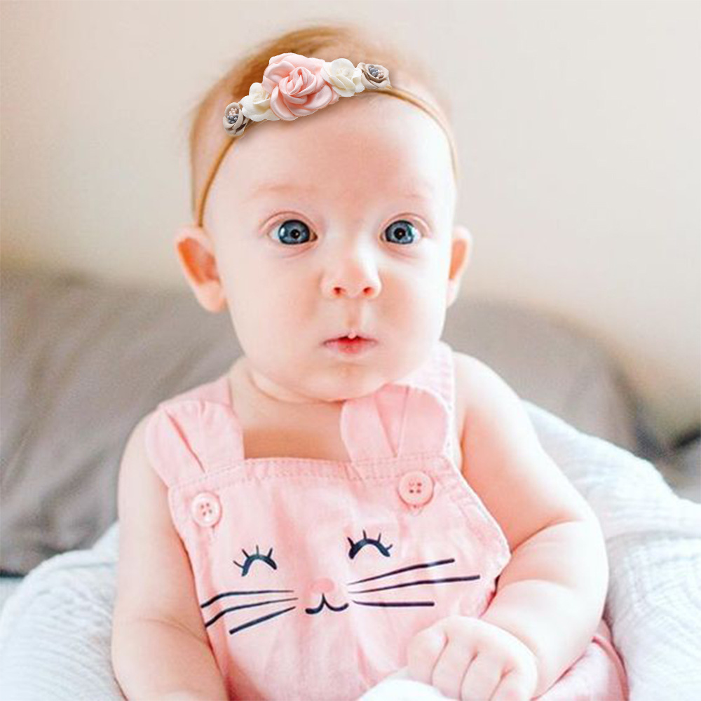 Cute baby full moon 100-day headband