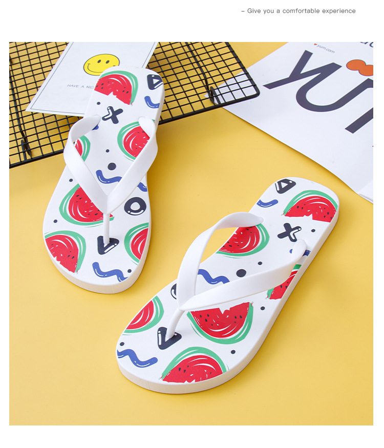 Cute fruit flip-flops