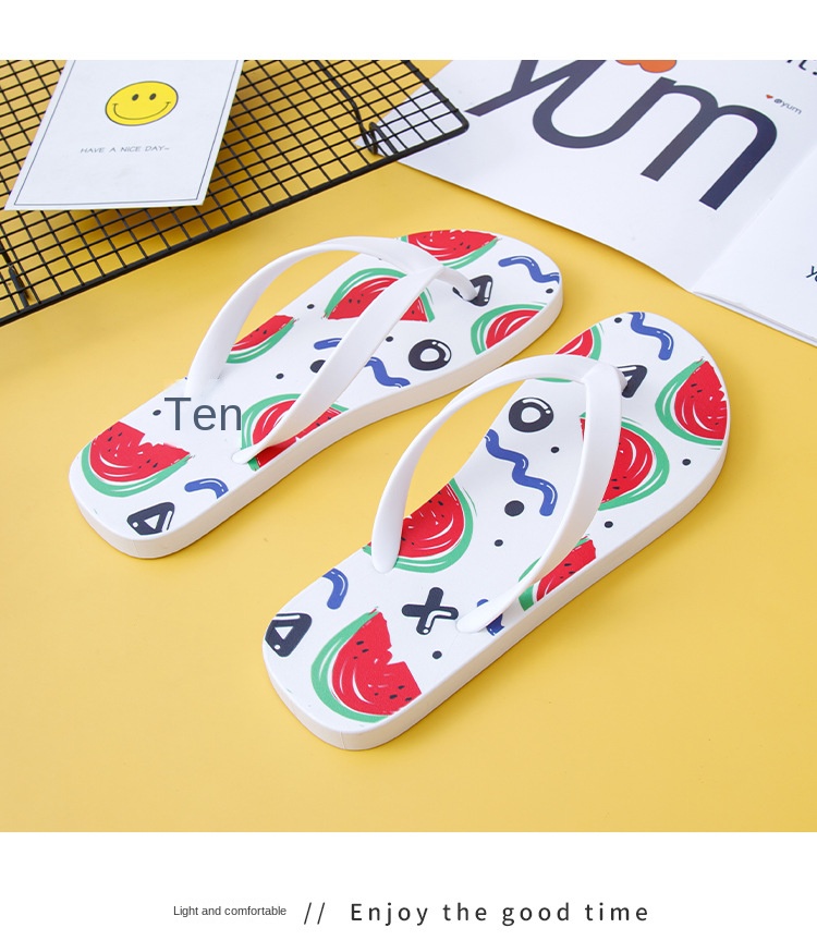 Cute fruit flip-flops