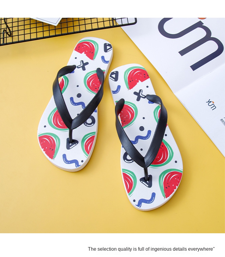 Cute fruit flip-flops