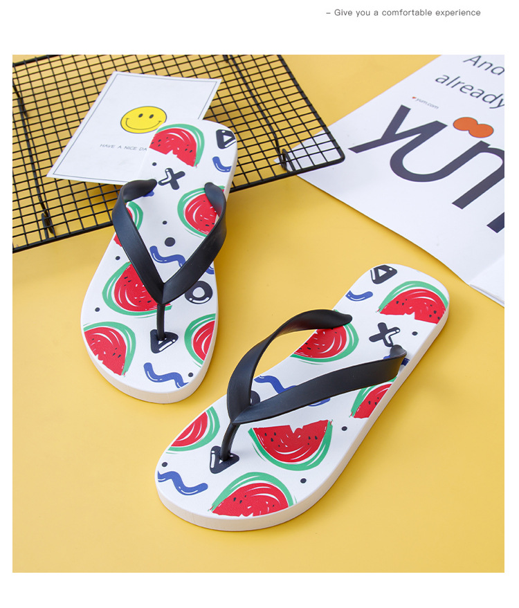 Cute fruit flip-flops
