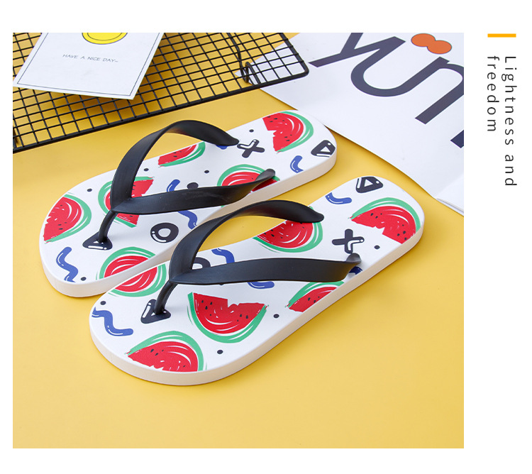 Cute fruit flip-flops