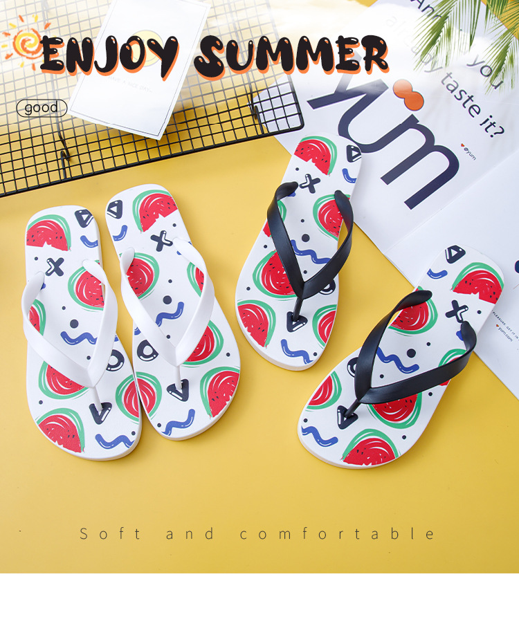 Cute fruit flip-flops