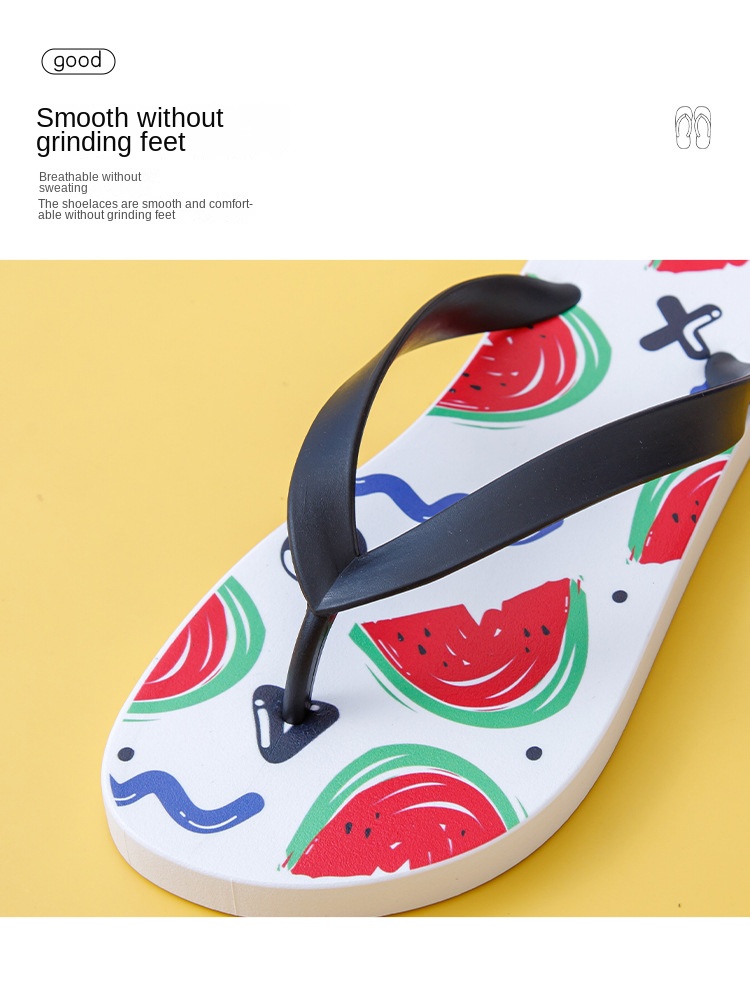 Cute fruit flip-flops