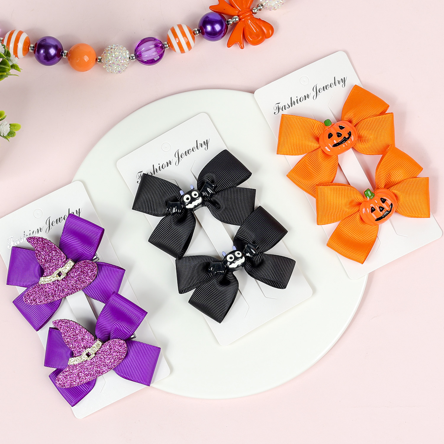 Double bow duck clip 2 to 1 card