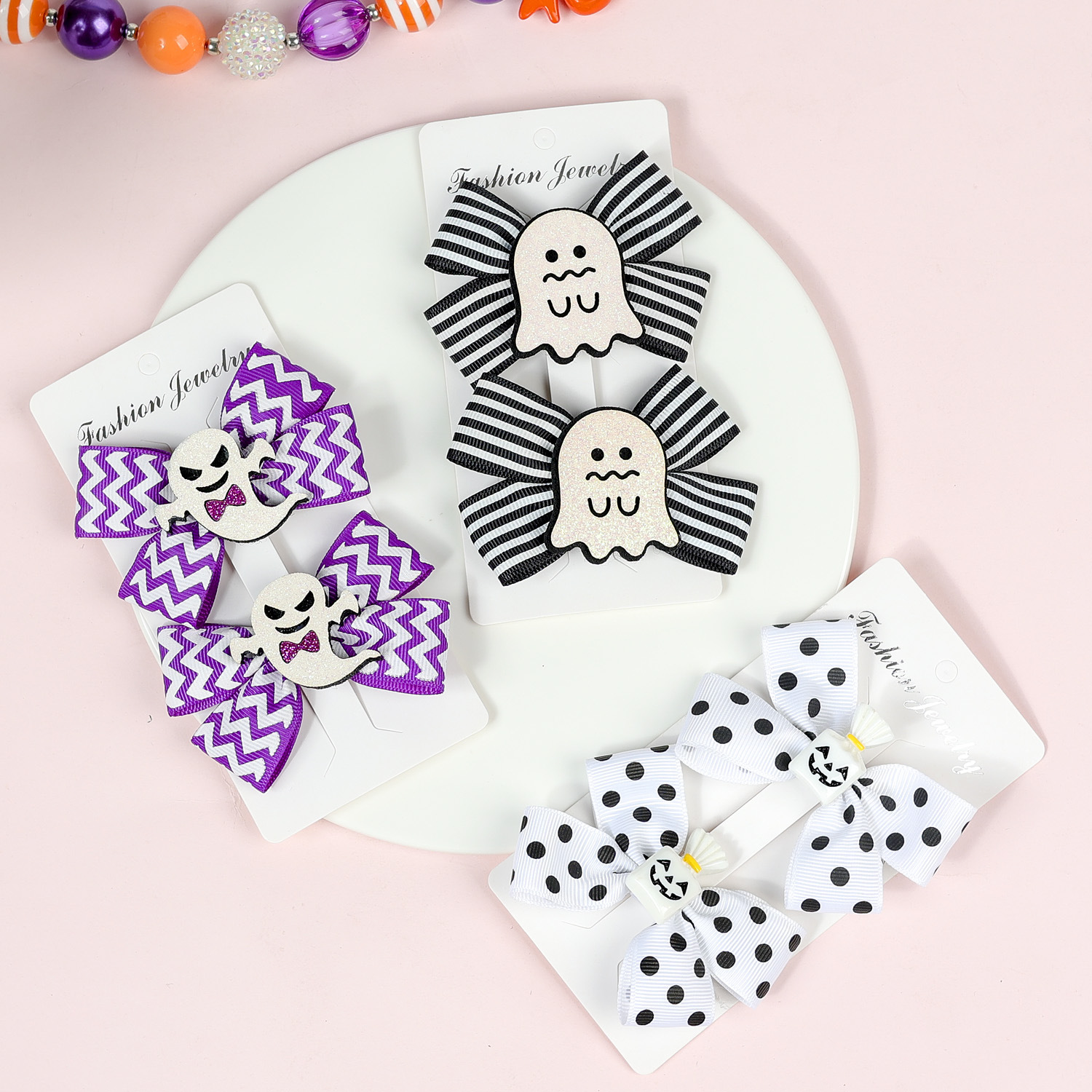 Double bow duck clip 2 to 1 card