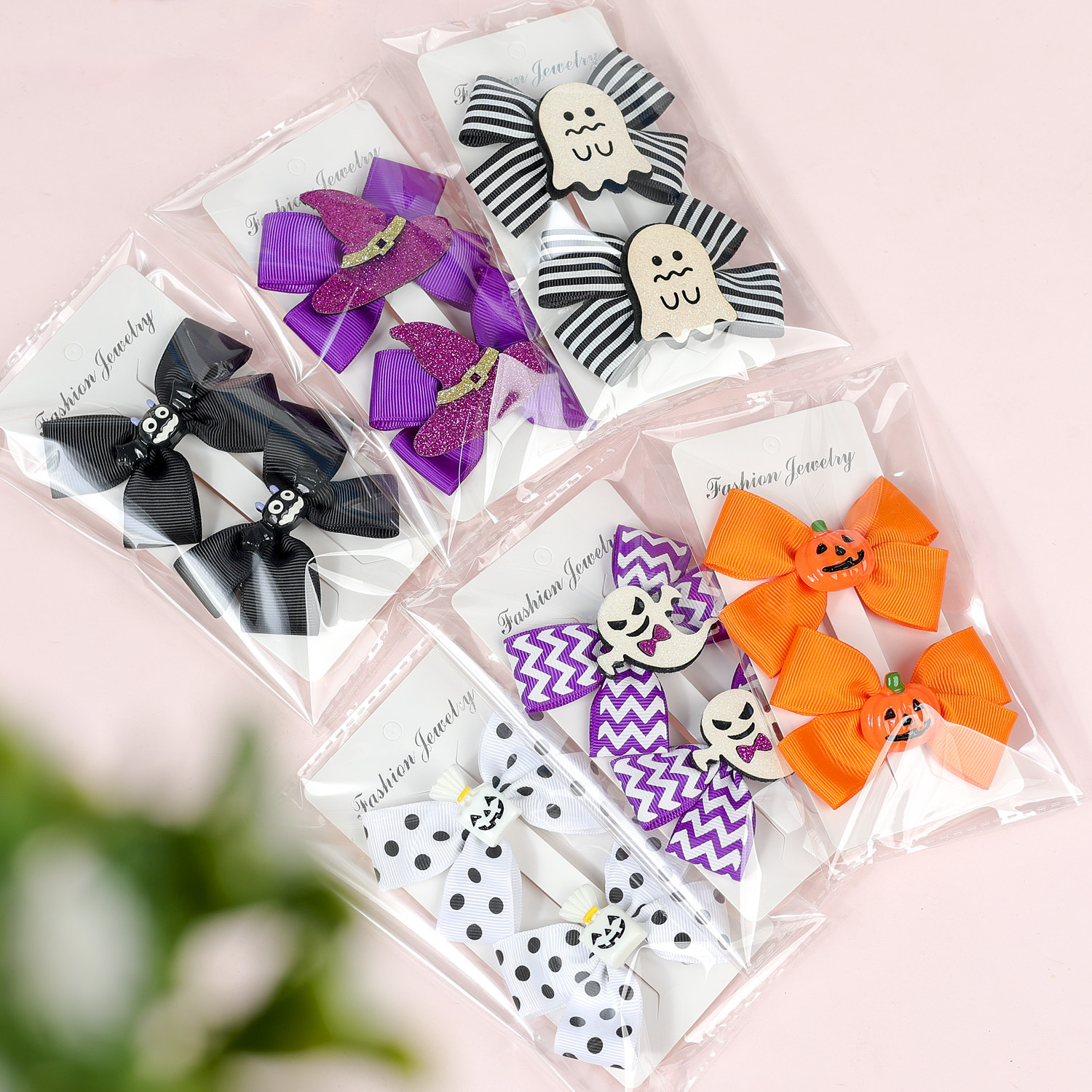 Double bow duck clip 2 to 1 card