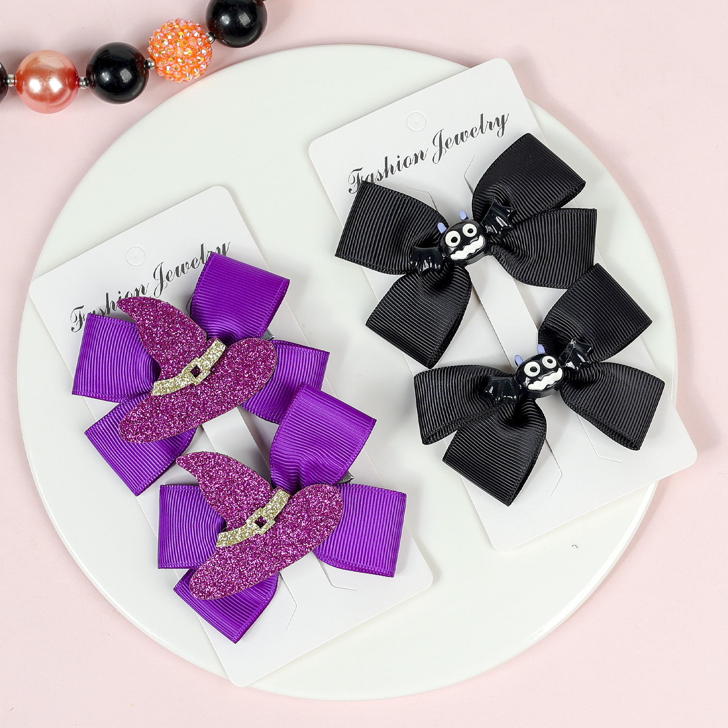 Double bow duck clip 2 to 1 card