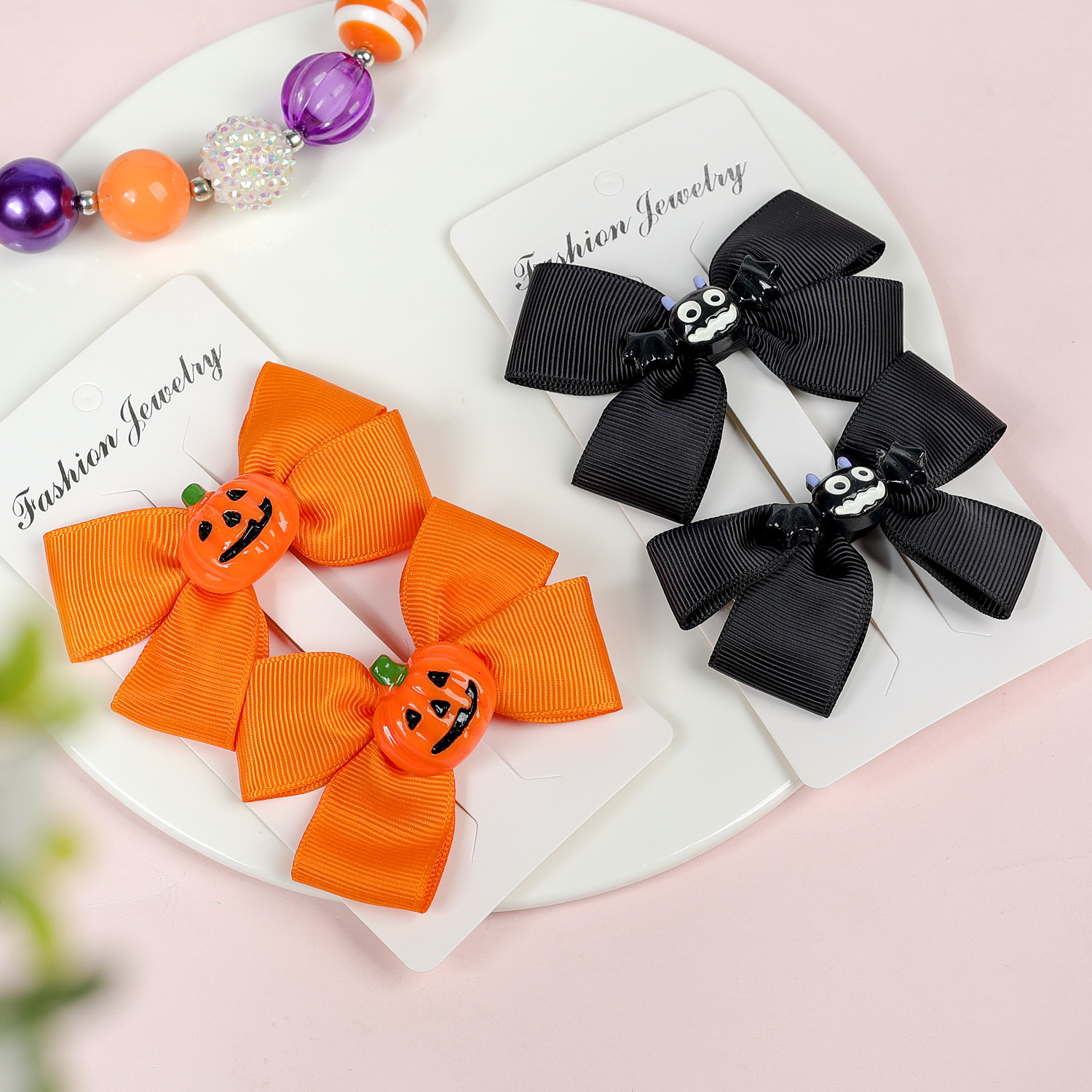 Double bow duck clip 2 to 1 card