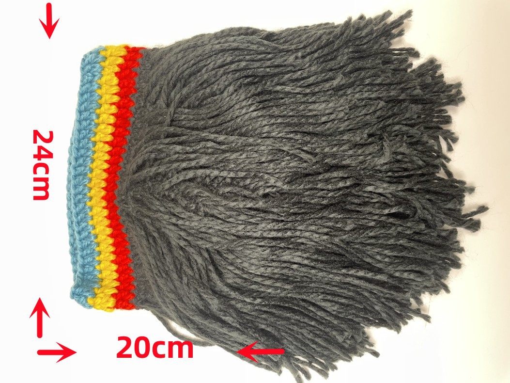 Dreadlocks and funny hair hats