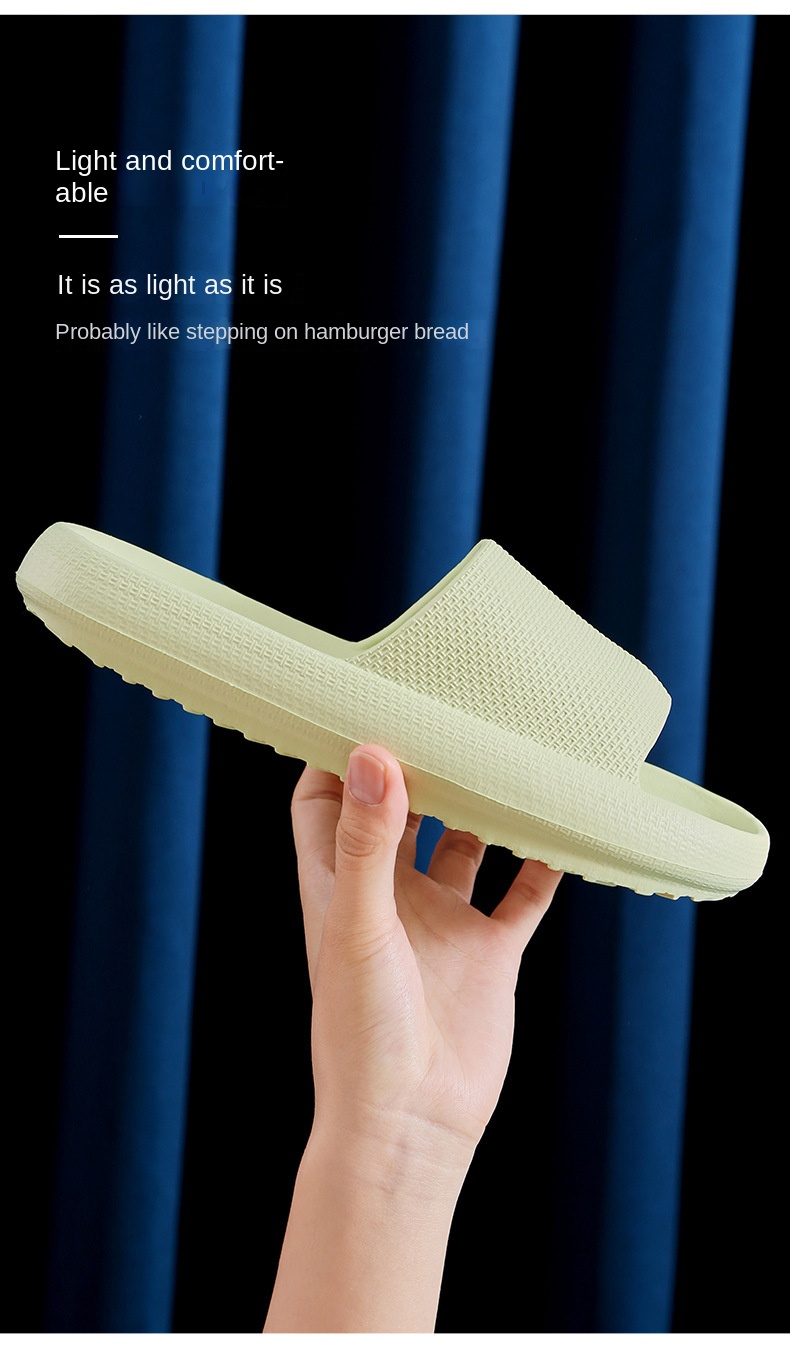 Dual-purpose couple sandals Non-slip soft-bottom beach flip-flops