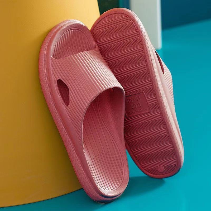 Dual-purpose couple sandals Non-slip soft-bottom beach flip-flops
