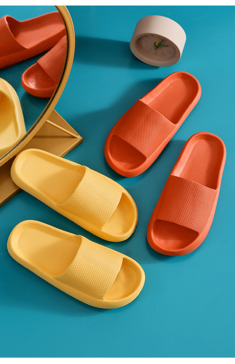 Dual-purpose couple sandals Non-slip soft-bottom beach flip-flops