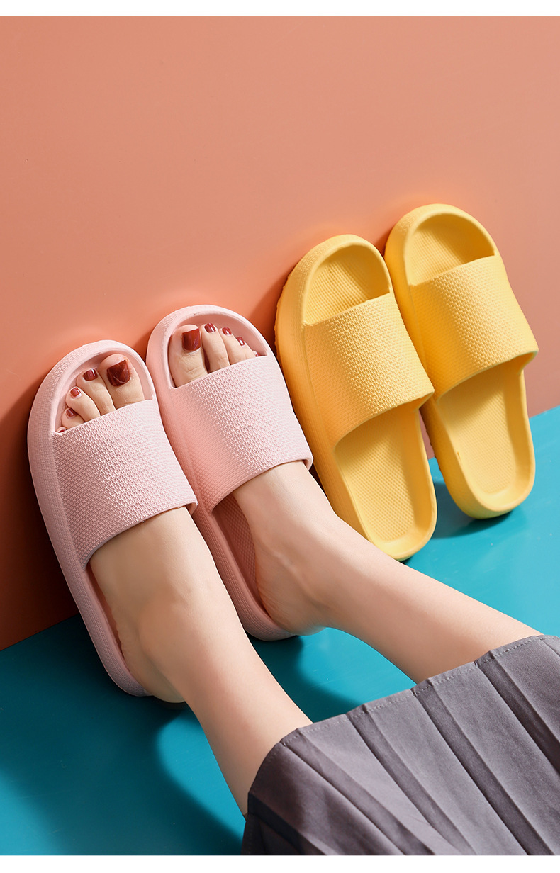 Dual-purpose couple sandals Non-slip soft-bottom beach flip-flops