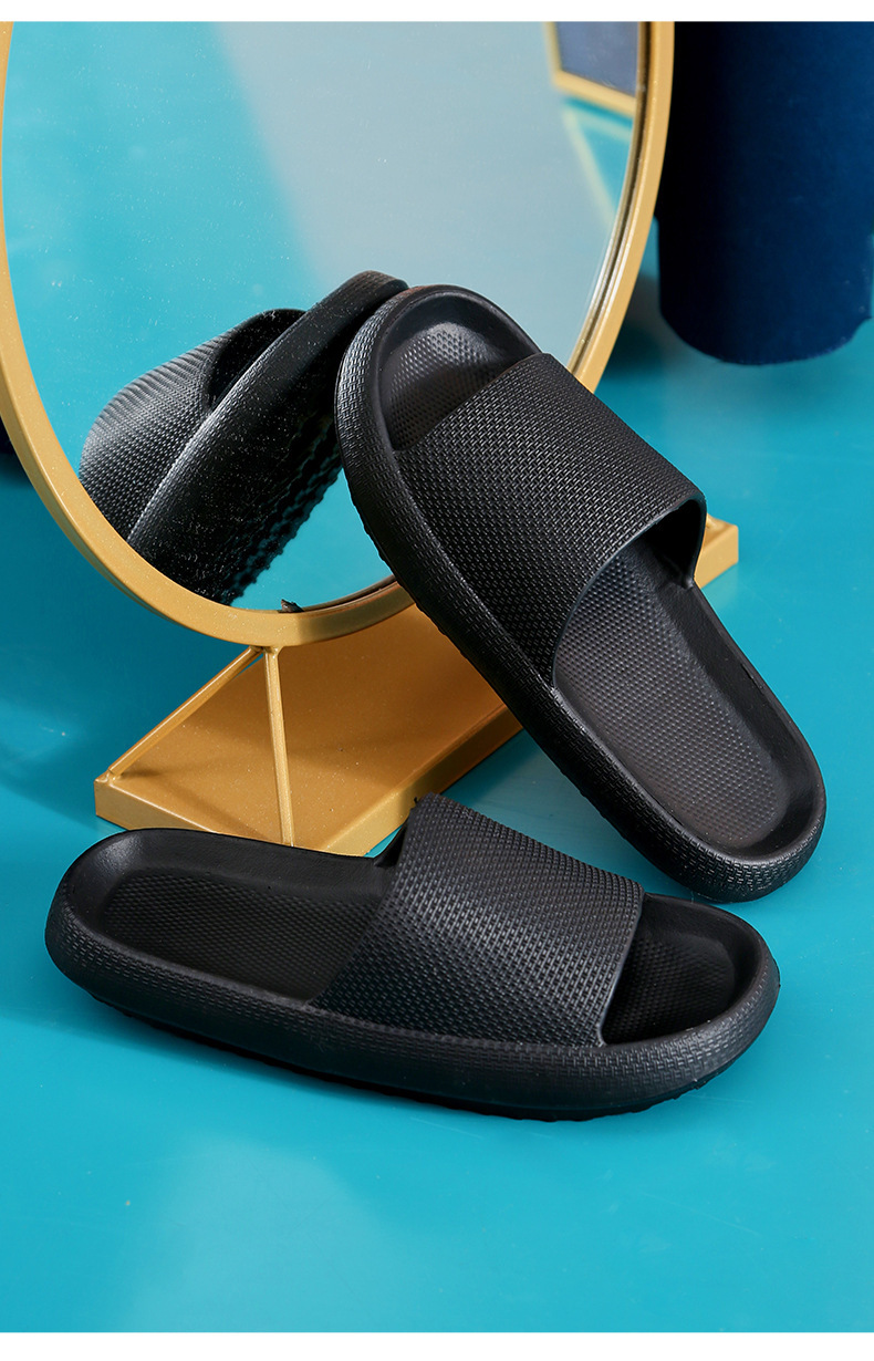 Dual-purpose couple sandals Non-slip soft-bottom beach flip-flops