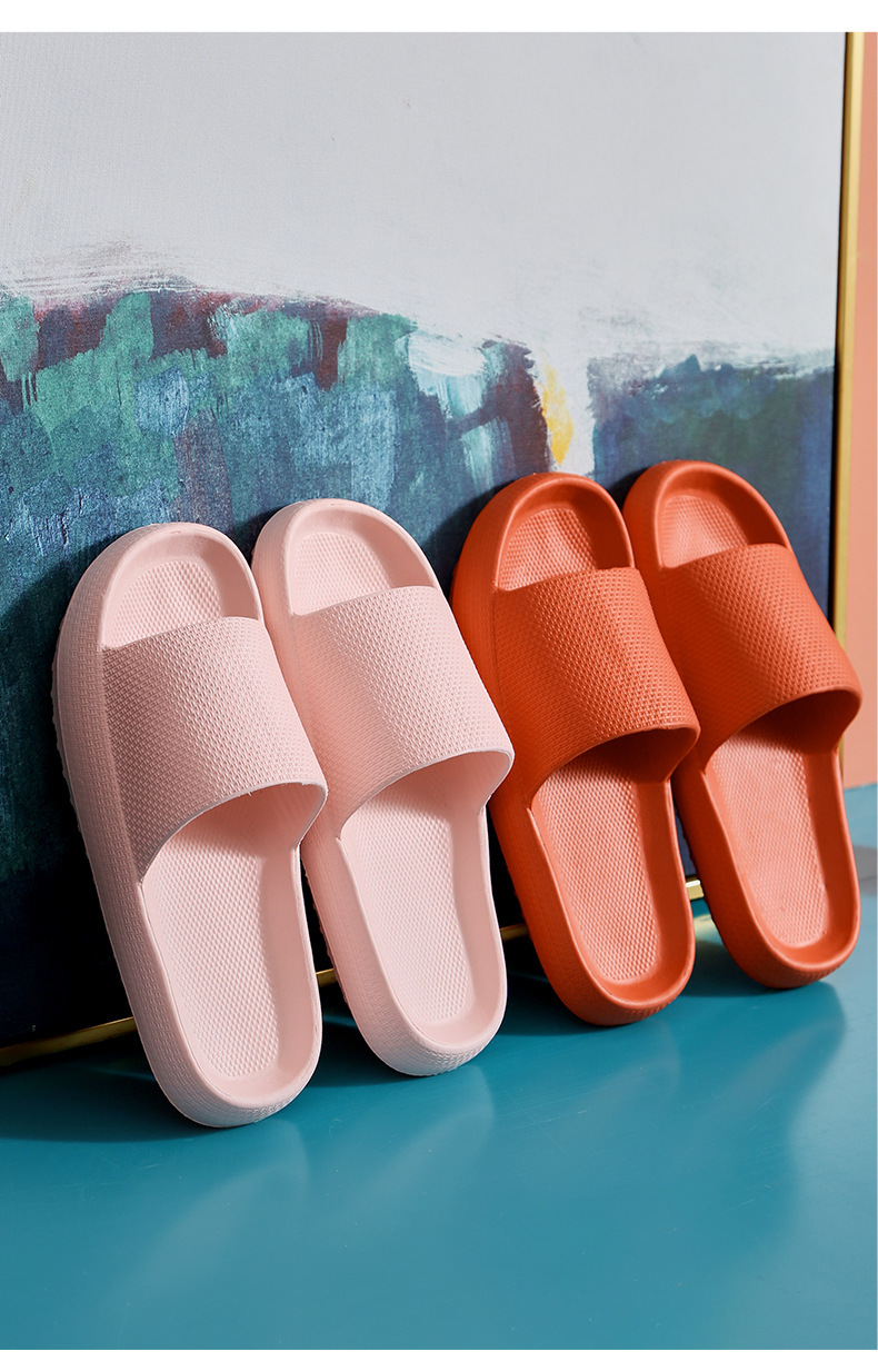 Dual-purpose couple sandals Non-slip soft-bottom beach flip-flops